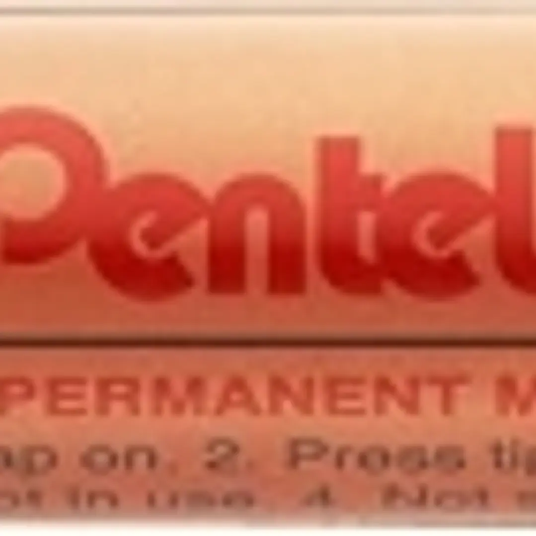 Pentel Paint Marker Marcador de Pintura - Punta Media 4.5mm - Permanente en todas las Superficies - Resistente a Luz y Agua - Cuerpo de Aluminio - Col 1