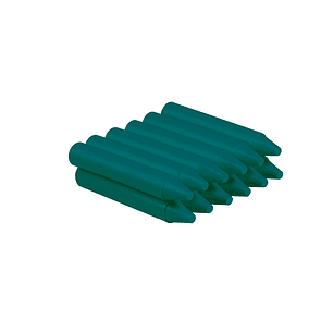 Jovi Estuche de 12 Ceras - No Manchan - No Huelen - Resistentes - Deslizan Bien - Faciles de Afilar - Desarrollan Motricidad Fina - Color Verde