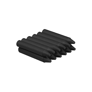 Jovi Estuche de 12 Ceras - No Manchan - No Huelen - Resistentes - Deslizan Bien - Faciles de Afilar - Desarrollan Motricidad Fina - Color Negro