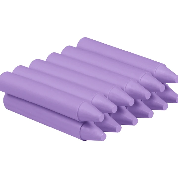 Jovi Estuche de 12 Ceras - No Manchan - No Huelen - Resistentes - Deslizan Bien - Faciles de Afilar - Desarrollan Motricidad Fina - Color Morado 1