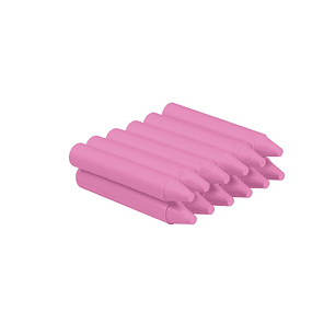 Jovi Estuche de 12 Ceras - No Manchan - No Huelen - Resistentes - Deslizan Bien - Faciles de Afilar - Desarrollan Motricidad Fina - Color Rosa