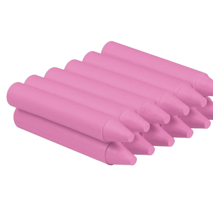 Jovi Estuche de 12 Ceras - No Manchan - No Huelen - Resistentes - Deslizan Bien - Faciles de Afilar - Desarrollan Motricidad Fina - Color Rosa 1