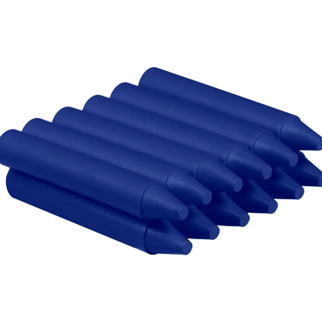 Jovi Estuche de 12 Ceras - No Manchan - No Huelen - Resistentes - Deslizan Bien - Faciles de Afilar - Desarrollan Motricidad Fina - Color Azul 1