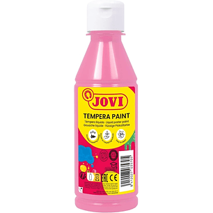 Jovi Tempera Paint Tempera Liquida 250ml - Base Agua - Lista para Usar - Alto Poder Cubriente - Secado Rapido - Excelente Fluidez - Adherencia en Mult