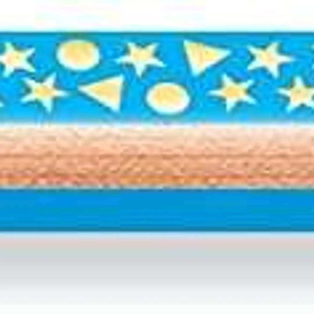 Staedtler Jumbo Noris 128 Lapiz Triangular de Color - Mina de 4mm - Resistencia a la Rotura - Diseño Ergonomico - Color Azul Claro 1