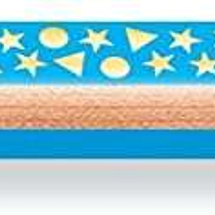 Staedtler Jumbo Noris 128 Lapiz Triangular de Color - Mina de 4mm - Resistencia a la Rotura - Diseño Ergonomico - Color Azul Claro 1