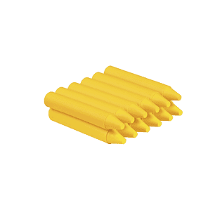 Jovi Estuche de 12 Ceras - No Manchan - No Huelen - Resistentes - Deslizan Bien - Faciles de Afilar - Desarrollan Motricidad Fina - Color Amarillo
