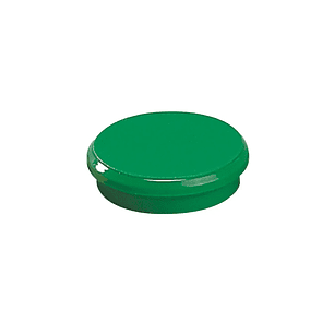 Dahle 95524 Pack de 10 Imanes para Pizarra Blanca - Diametro de 24mm - Color Verde