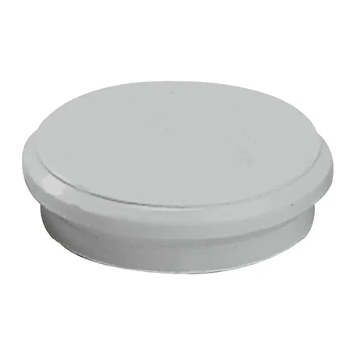 Dahle 95524 Pack de 10 Imanes para Pizarra Blanca - Diametro de 24mm - Color Blanco 1