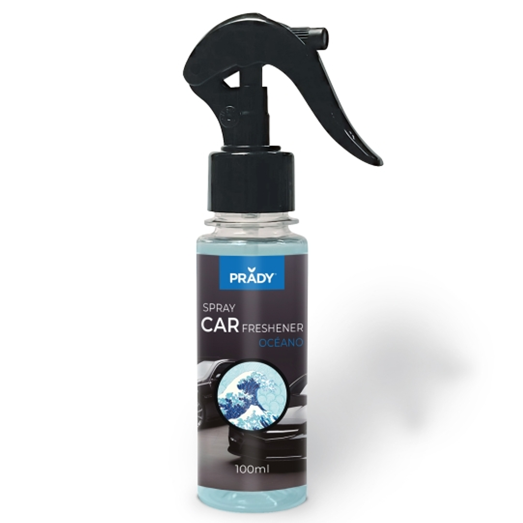 Prady Ambientador Coche Oceano - Frasco de 100 ml - Spray Pulverizador 1