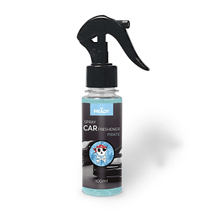 Prady Ambientador Coche Pirate - Frasco de 100 ml - Spray Pulverizador