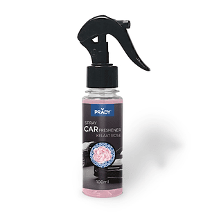 Prady Ambientador Coche Kelaat Rose - Frasco de 100 ml - Spray Pulverizador