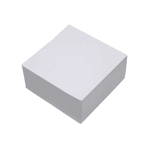 Ingraf Taco Encolado de 500 Notas 100x100mm - No Adhesivas - Color Blanco