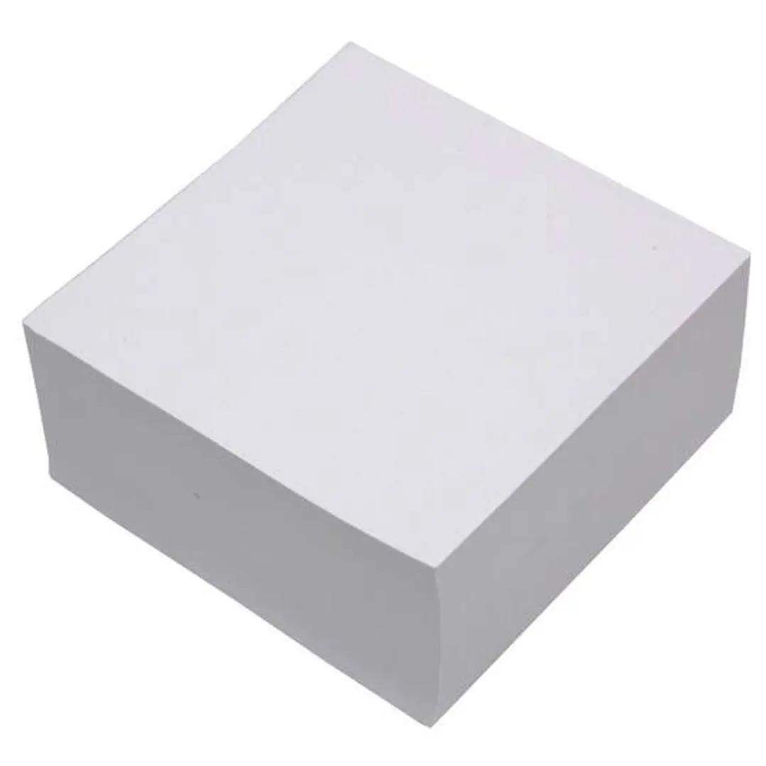 Ingraf Taco Encolado de 500 Notas 100x100mm - No Adhesivas - Color Blanco 1