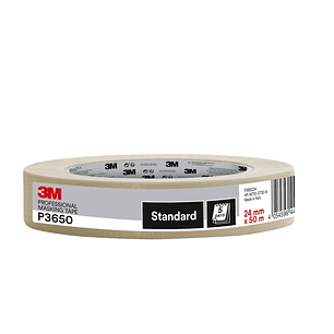 3M Cinta de Enmascarar Profesional - 24mm x 50m - Color Blanco