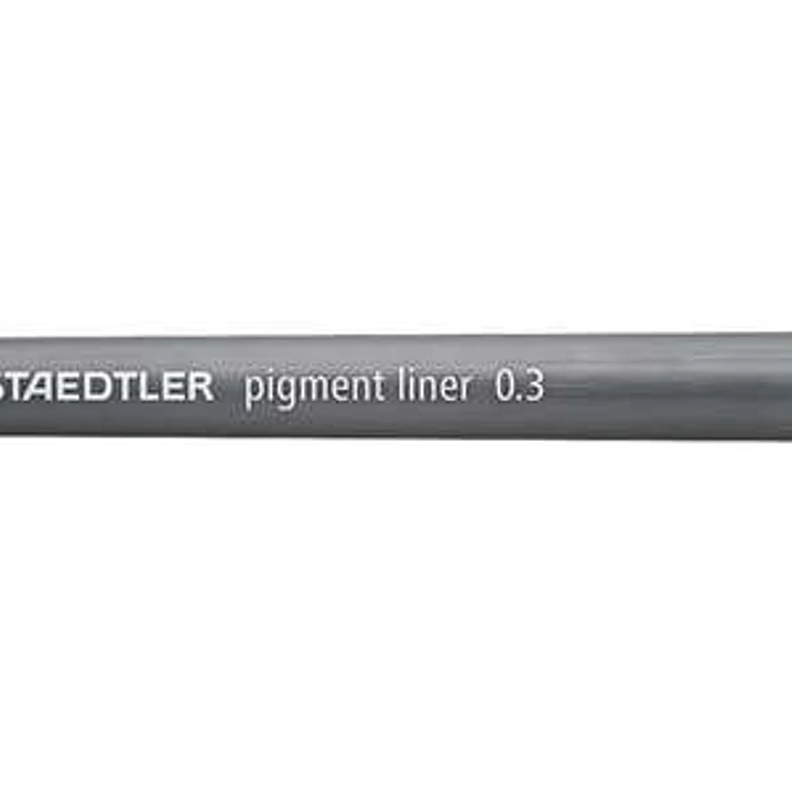 Staedtler Pigment Liner 308 Rotulador Calibrado - Trazo 0.3mm - Secado Rapido - Color Gris 1