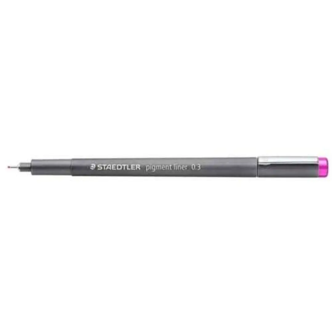 Staedtler Pigment Liner 308 Rotulador Calibrado - Trazo 0.3mm - Secado Rapido - Color Fucsia 1