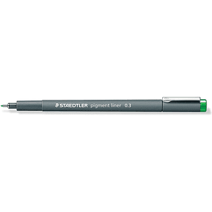 Staedtler Pigment Liner 308 Rotulador Calibrado - Trazo 0.3mm - Secado Rapido - Color Verde