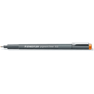Staedtler Pigment Liner 308 Rotulador Calibrado - Trazo 0.3mm - Secado Rapido - Color Naranja