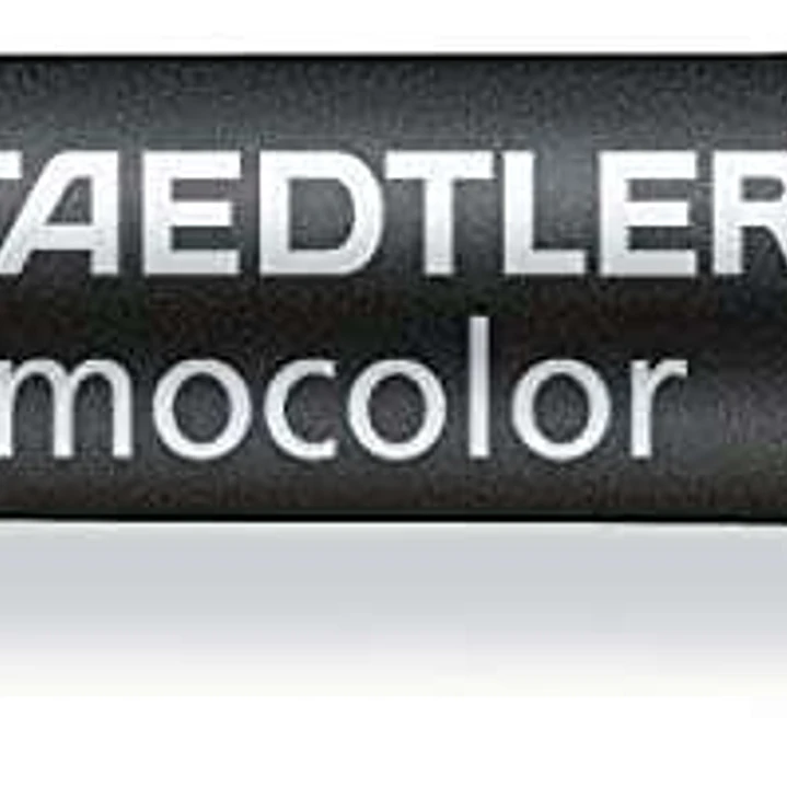 Staedtler Lumocolor 348 Rotulador Permanente de Doble Punta M y F - Secado Rapido - Color Negro 1