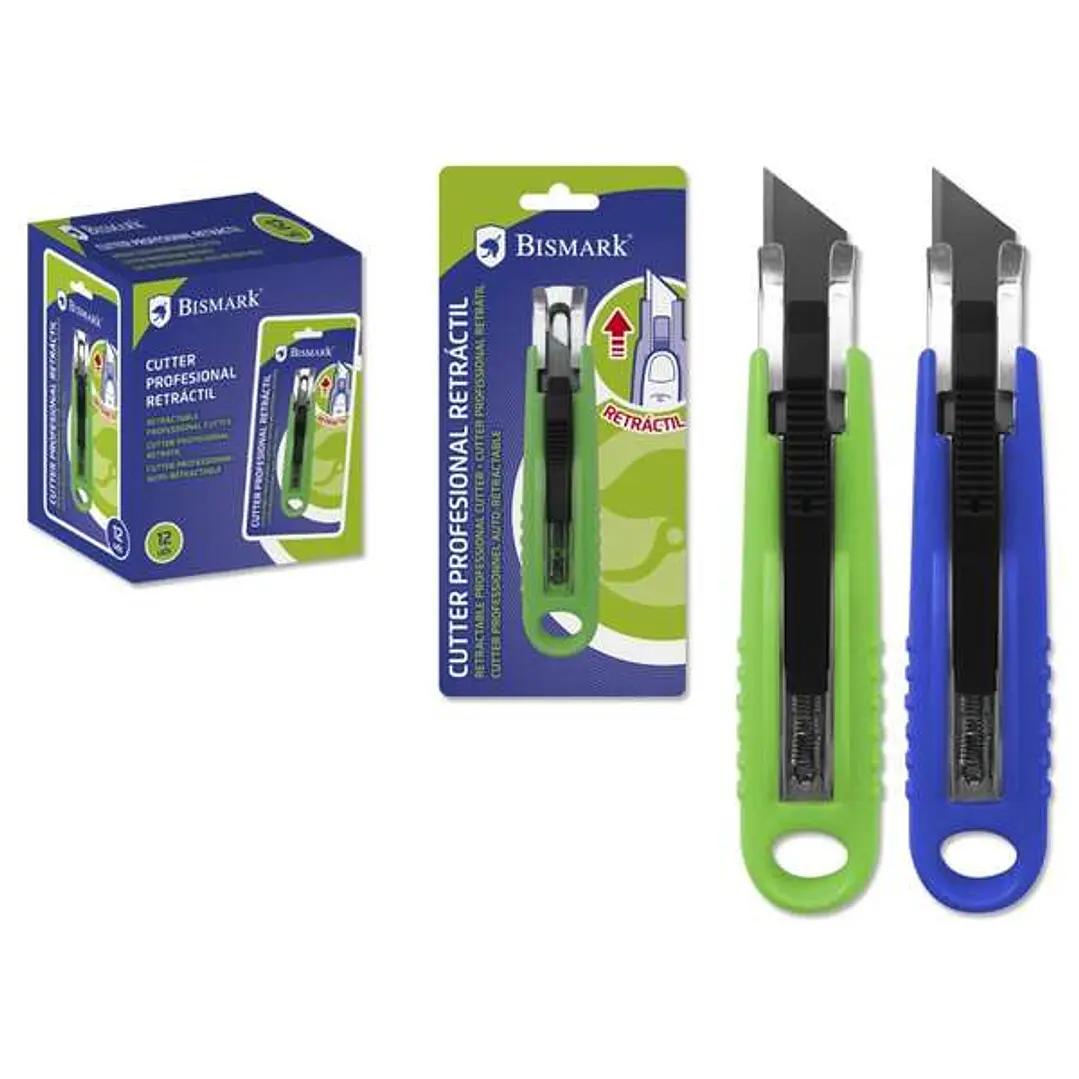 Bismark Cutter Profesional Retractil - Empuñadura de Plastico 1
