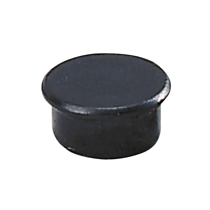 Dahle 95513 Pack de 10 Imanes para Pizarra Blanca - Diametro de 13mm - Color Negro 1