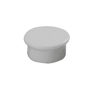 Dahle 95513 Pack de 10 Imanes para Pizarra Blanca - Diametro de 13mm - Color Gris