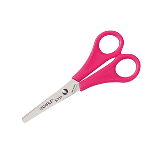 Dahle 54626 Kids Tijeras Infantiles 13cm - Puntas Redondeadas - Acero Inoxidable - Color Rosa