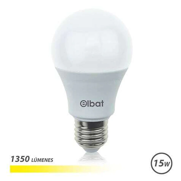 Elbat Bombilla LED A60 15W E27 1350lm - 3000K Luz Calida 1
