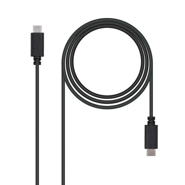 Nanocable Cable USB-C 2.0 Macho a USB-C Macho 1m 1