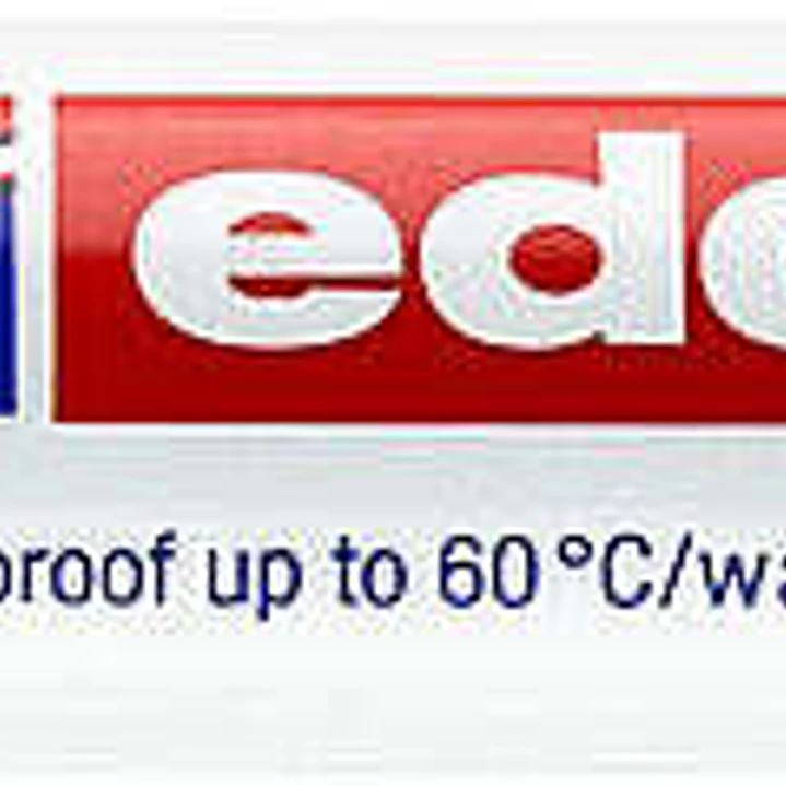 Edding 4500 Rotulador Permanente para Textil - Punta Redonda - Trazo entre 2 y 3mm - Olor Neutro - Secado Rapido - Color Rojo 1