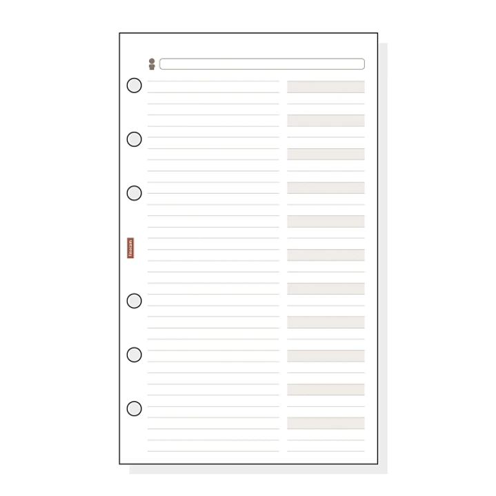 Finocam R454 Recambio Telefonico para Agendas Classic - Formato 400 - 91x5x152mm - Color Blanco 1