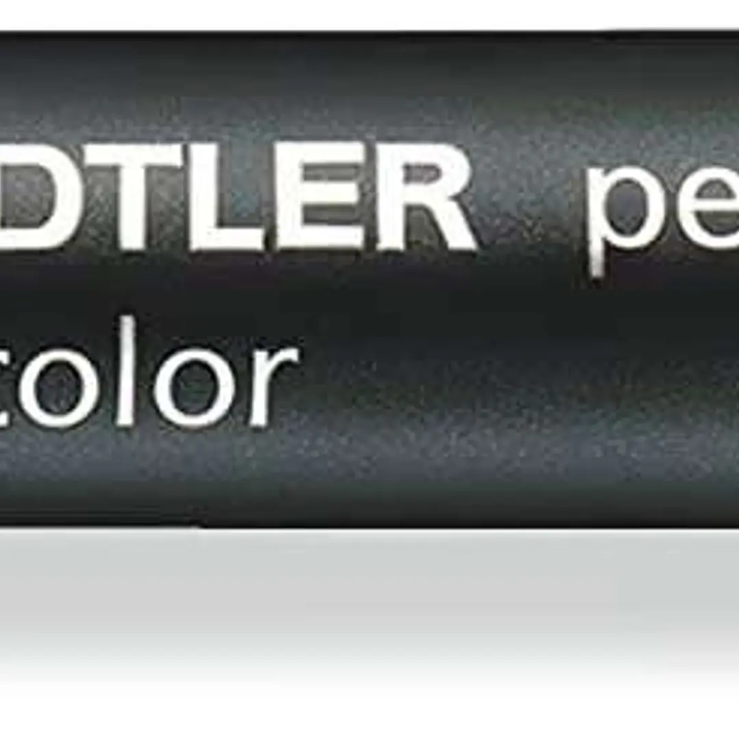 Staedtler Lumocolor 352 Rotulador Permanente - Punta Redonda - Trazo 2mm Aprox - Capuchon con Clip - Secado Rapido - Color Amarillo 1