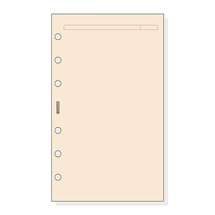 Finocam R443 Recambio para Agendas Open - Liso - Formato 400 - 91x5x152mm - Color Crema