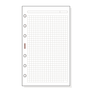Finocam R440 Recambio para Agendas Open - Cuadriculado - Formato 400 - 91x5x152mm - Color Blanco