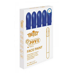 Jovi Twist Stick de Pintura de Cara - Hipoalergenico - Base Agua - Facil Aplicacion - Gran Cubricion - Seca Rapido - Facil de Retirar - sin Parabenos 