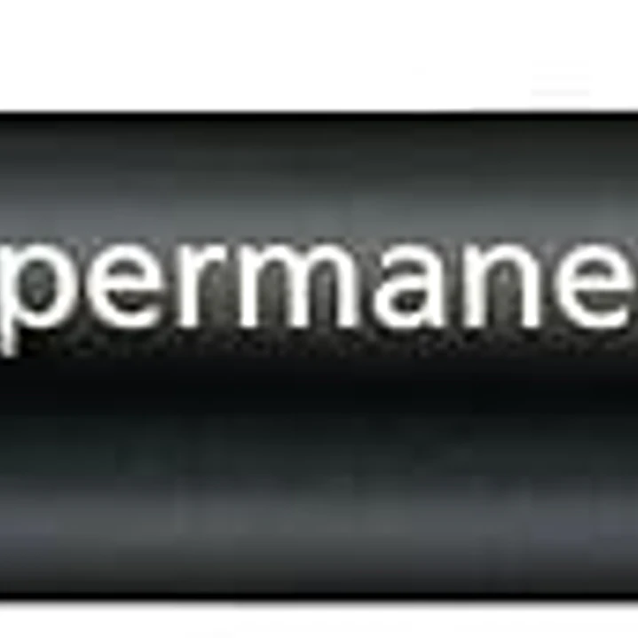 Staedtler Lumocolor 350 Rotulador Permanente - Punta Biselada 2-5mm aprox. - Tinta Base de Alcohol - Secado Rapido - Color Negro 1