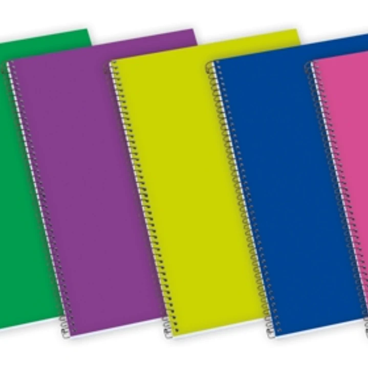 Enri Status Fº Tapa Extradura Cuaderno Espiral 4x4 - Tapa Dura Resistente - Cuaderno con Margen - 100 Hojas de Alta Calidad - Colores Surtidos 1