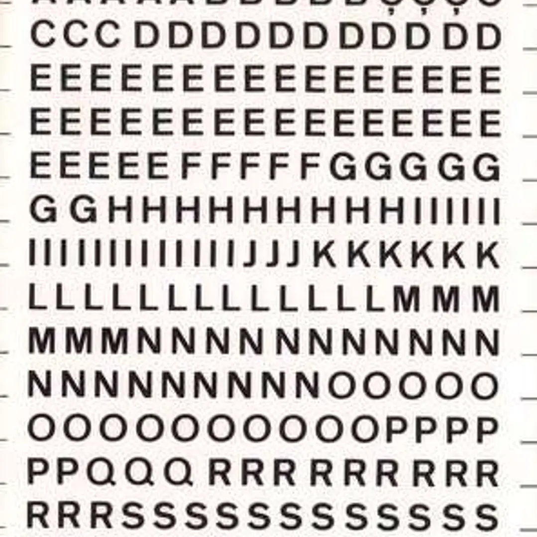 Apli Letras y Numeros Transferibles - 5mm - 339 Caracteres - Negros 1