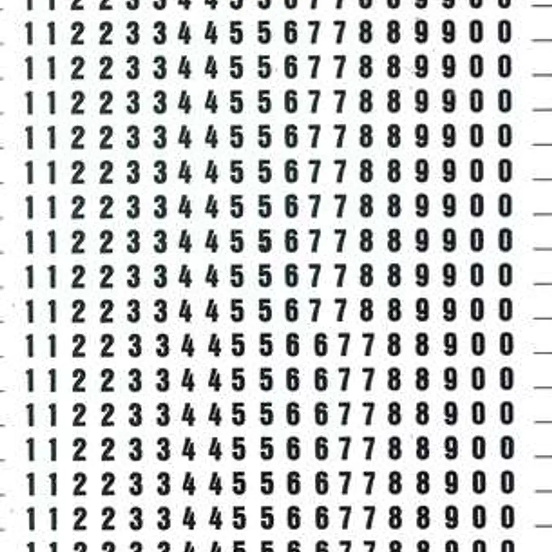 Apli Numeros Transferibles - 4mm - Facil Aplicacion - Negros Intensos - 528 Caracteres - Negro 1