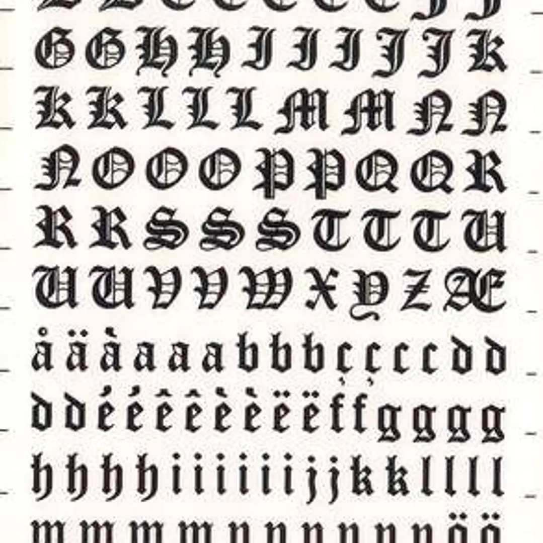 Apli Letras y Numeros Transferibles - 8mm - Facil Aplicacion - Negros Intensos - 199 Caracteres - Negro 1