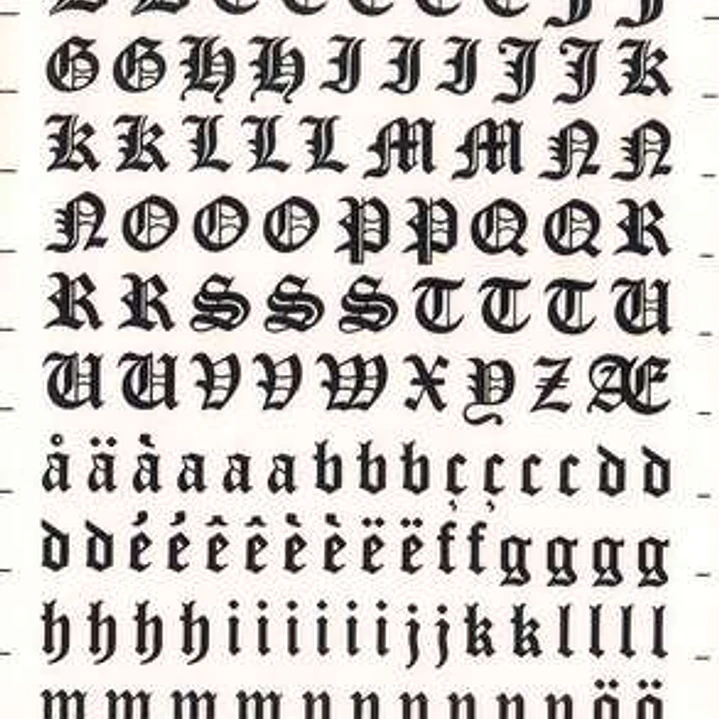 Apli Letras y Numeros Transferibles - 8mm - Facil Aplicacion - Negros Intensos - 199 Caracteres - Negro 1