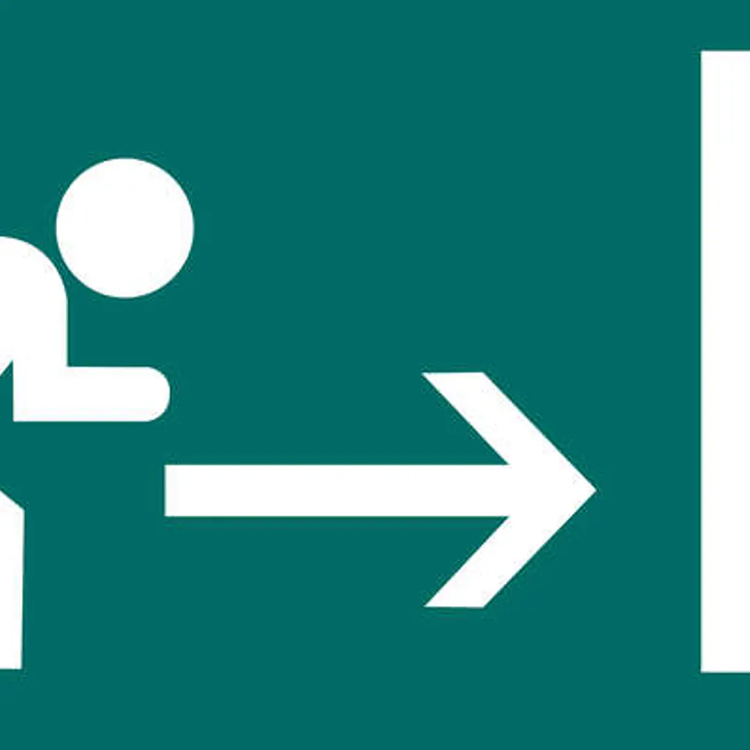 Apli Etiqueta Señalizacion Salida Emergencia Derecha 1 U. 1