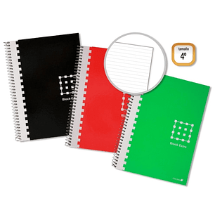 Golden Cuaderno Espiral 4º 80 Hojas 60grs 1 Raya - Margen Remarcado - Tapa Extradura - Colores Surtidos