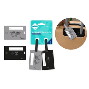 Bismark Pack con 2 Tarjetas Identificativas - 2 Diseños Diferentes