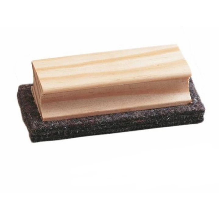 Faibo Borrador para Pizarra de Tiza - Fabricado en Fieltro - Con Empuñadura de Madera 1