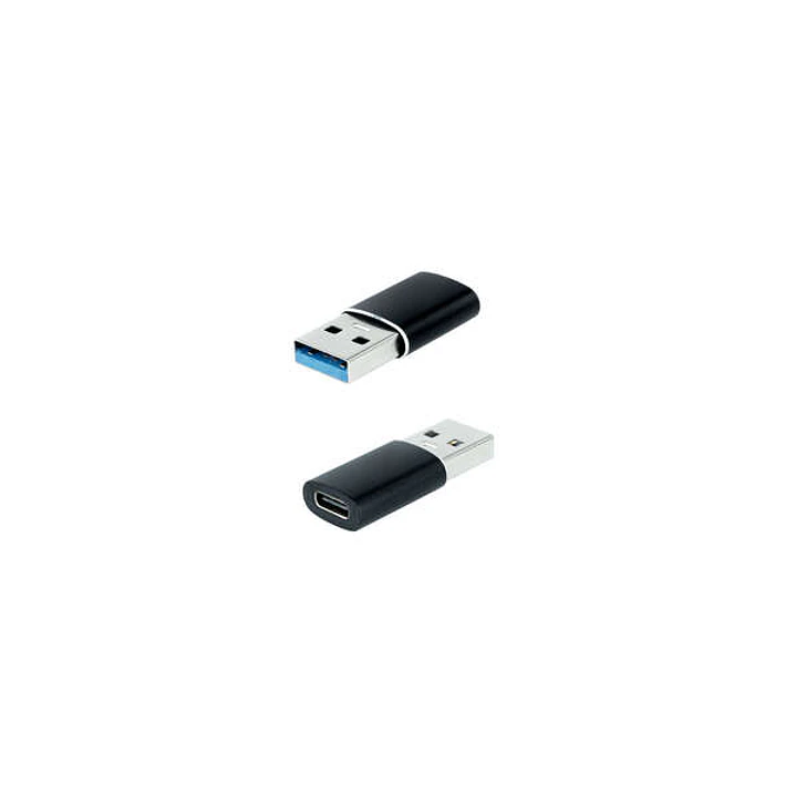 Nanocable Adaptador USB-A 3.1 Macho a USB-C Hembra 1