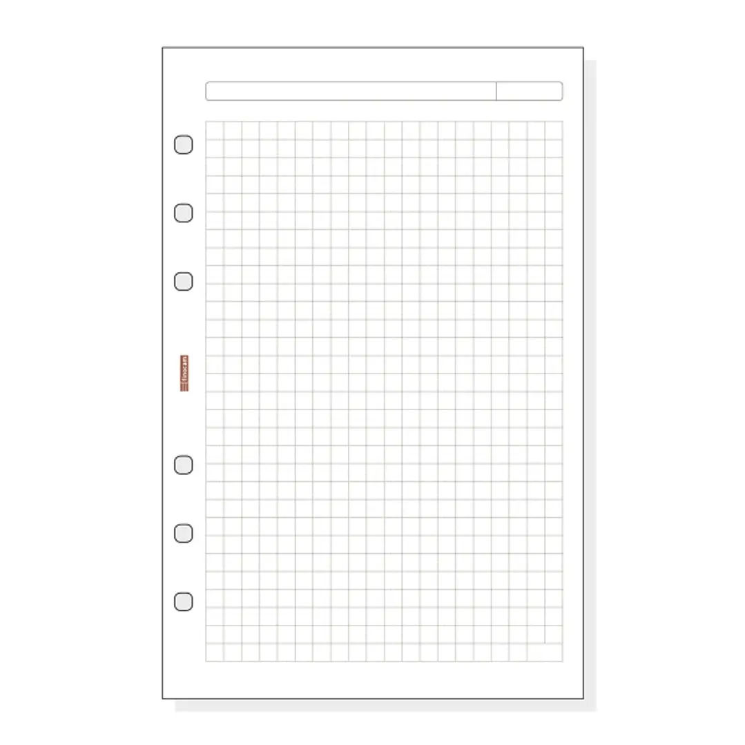 Finocam R540 Recambio para Agendas Open - Cuadriculado - Formato 500 - 117x5x181mm - Color Blanco 1