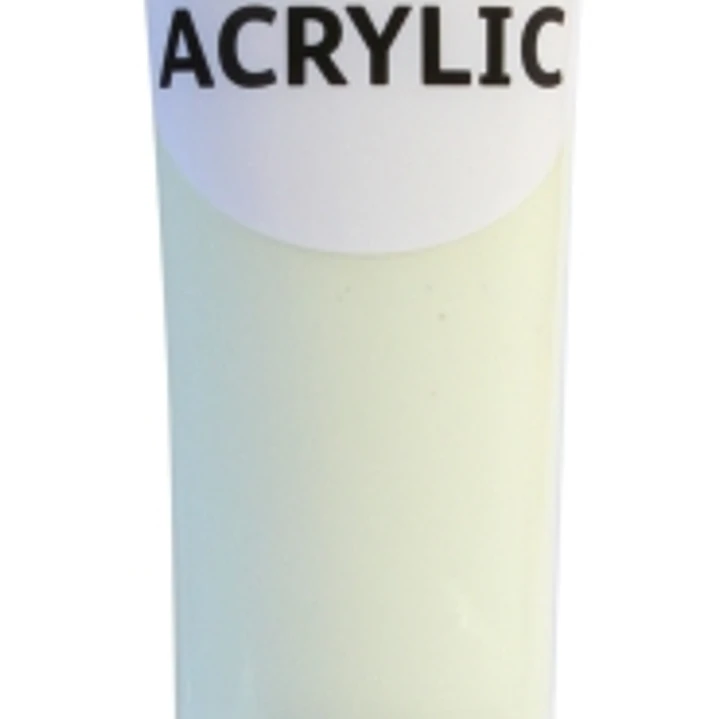 Daler Rowney Simply Pintura Acrilica - Tubo de Plastico - 75ml - Brilla en la Oscuridad - Color Fosforescente 1