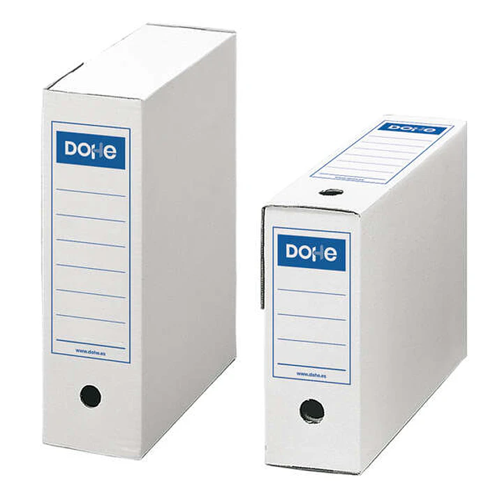 Dohe Caja de Carton de Primera Calidad - Montaje Rapido y Facil - Color Blanco 1